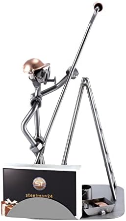 Steelman24 I Nuts and bolts sculpture Painter With Paint Roller I Handmade ornaments I Made in Germany I I Metal figurine