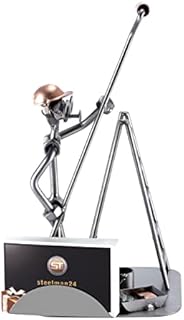 Steelman24 I Nuts and bolts sculpture Painter With Paint Roller I Handmade ornaments I Made in Germany I I Metal figurine
