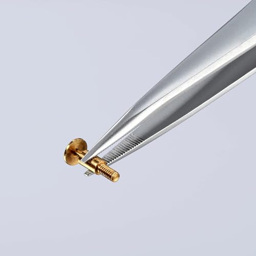 KNIPEX Universalpinzette Glatt Mattiert 126 mm, 92 84 18