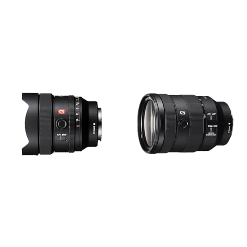 Sony SEL14F18GM | Vollformat FE 14mm F1.8 GM - Premium G Master Serie Objektiv mit Festbrennweite & FE 24-105mm f/4 G OSS | Vollformat, Standardzoomobjektiv (SEL24105G)