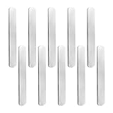 Dhouse 24Pcs Steel Plates Weighted Vest Rustproof Training Weight Long Steel Plate Weight-bearing Invisible Round Head for Fitness Workout Running Jogging