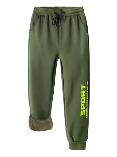 CAMLAKEE Thermohose Jungen Jogginghose Gefüttert Kinder Hose Jungs Warm...