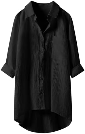 Linen Shirt for Women Breathable Tops Loose Crewneck Tops Womens Daily T Shirts Summer Shirts for Women 2025 Linen Shirt for Women Breathable Tops Loose Crewneck Tops Womens Daily T Shirts Summer Shirts for Women 2025