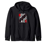 Never Look Back - Motivation Sudadera con Capucha