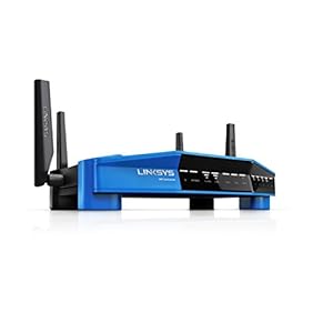 Linksys WRT3200ACM-EU open-source WLAN-router (AC3200) – 3200 Mbit/s slimme draadloze dual-band WiFi-router met MU-MIMO, vier Gigabit Ethernet-poorten, één USB 3.0-poort en één eSATA-poort