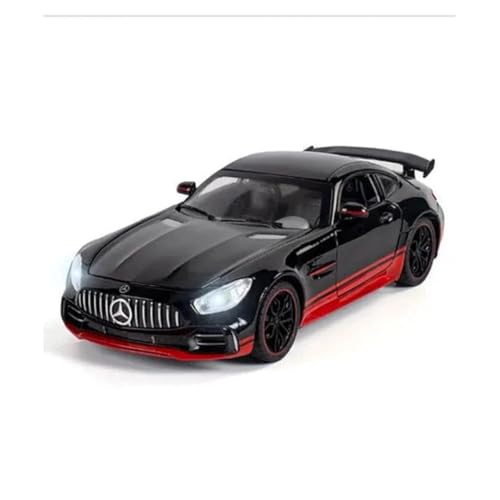 Image of PLUSPOINT Die cast Metal AMG-GT3 Sportz 1:24 Car Realistic Scale Model, Pull Back Diecast Classic Vehicles Alloy Simulation Supercar with Lights and Sound Collection and Gift for Aldult, Kids