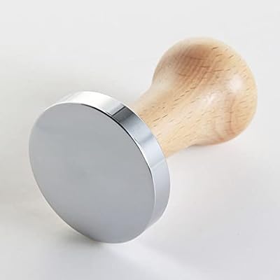 OISNGWNG Coffee Temper Stand, Sturdy Stainless Steel Tamping for Machine and Tamper Storage Base with Mat
