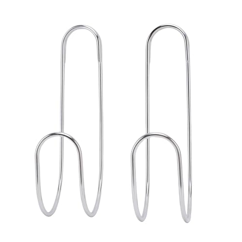 Fdit Ganci per Tubo Basati su un Forte Tubo D'acqua in Acciaio Inossidabile per la Perforazione del Cavo per la Conservazione dei Tubi da Giardino Organizzati, Adatti All'uso Esterno a Casa