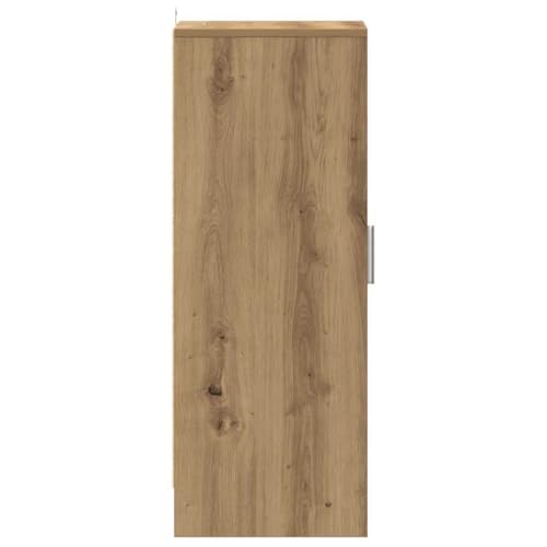 Armoire à chaussures chêne Artisan solution couloir étroit rangement vertical 6 compartiments - 6