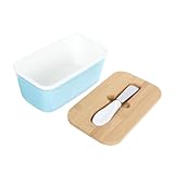 Étanchéité à l'air : grâce à une étanchéité robuste, le stockage du beurre au réfrigérateur empêche l'exposition indésirable à l'air, plateau de service au beurre au fromage, beurrier