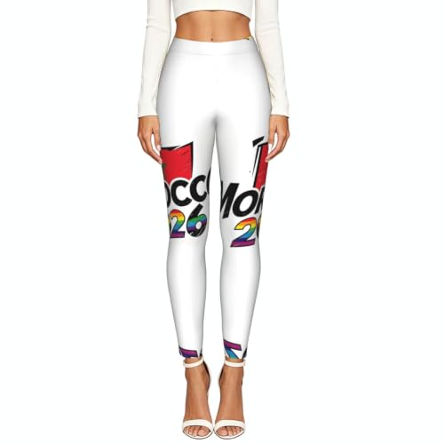 Leggings elásticos marroquíes sin transparencias para solucionar problemas de ajuste 2