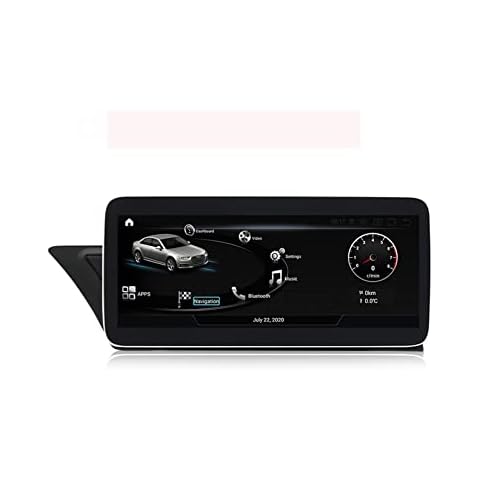 12.5 Inch Android 11 Touch Screen Navigator Car Radio For Audi A4 A4L A5 2009-2016(LHD) Plug And Play GPS Navigation Bluetooth With Backup Camera Mobile Phone Link USB Connection Cover