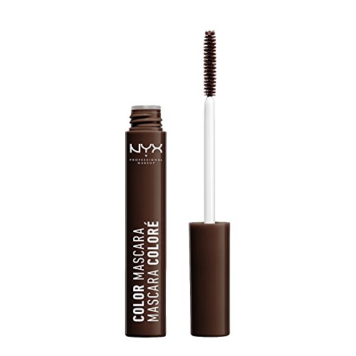 NYX Professional Makeup Color Mascara, Brown, 0.32 Ounce