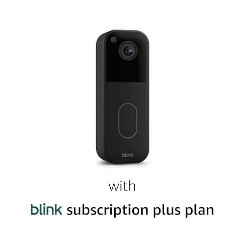 Image of All-new Blink Video Doorbell with 1-Year Subscription - Head-to-toe HD view, two-year battery. Required Sync Module not included - Add On (Black)