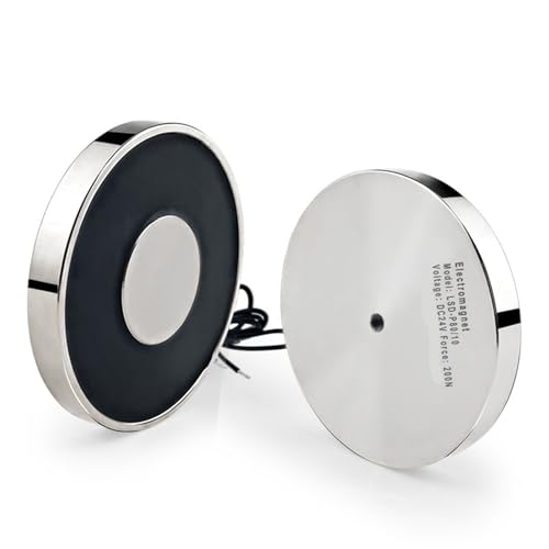 Cylindre électromagnétique solénoïde ventouse DC 12V 24V 20KG LSD-P80/10 - 6