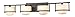Z-Lite 3030-4V-BRZ-LED 4 Vanity Light