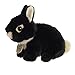 Aurora® Adorable Miyoni® Tots Netherland Dwarf Bunny Stuffed Animal - Lifelike Details Make a Cherished Companion - Perfect for Decorating Bedrooms or Classrooms - Black 7.5 Inches