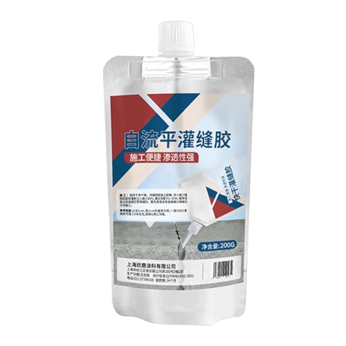 Reparador de crepes en concreto - Glue de cemento resistente e impermeable 200 g | Sellado de secado rápido para pisos, pegamento de construcción para terrazas, avenidas y aceras