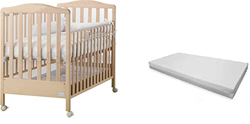  LETTINO WEB DECO\' AZZURRA DESIGN + MATERASSO SFODERABILE OMAGGIO (NATURALE)