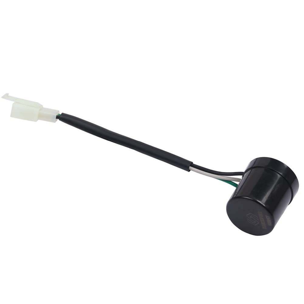 ihreesy Motorcycle Flasher,3 Pin Round Turn Signal Flasher Relay Three Line LED Flasher Relay Turn Signal Flasher Blinker Relay with Three Harnesses