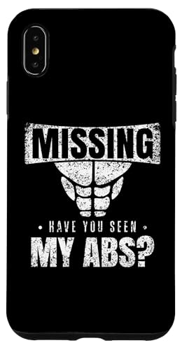 Missing: Have You Seen My Abs? ���؃t�B�b�g�l�X ���� �X�}�z�P�[�X iPhone XS Max �p