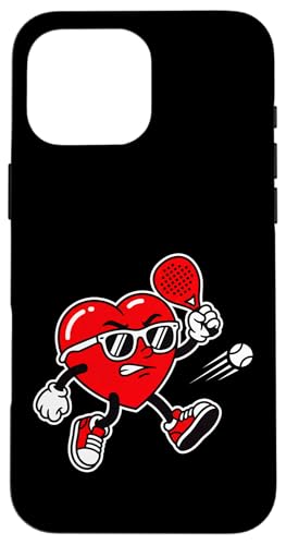 Love Padel �L���[�g �o�����^�C�� �n�[�g �X�}�z�P�[�X iPhone 16 Pro Max �p