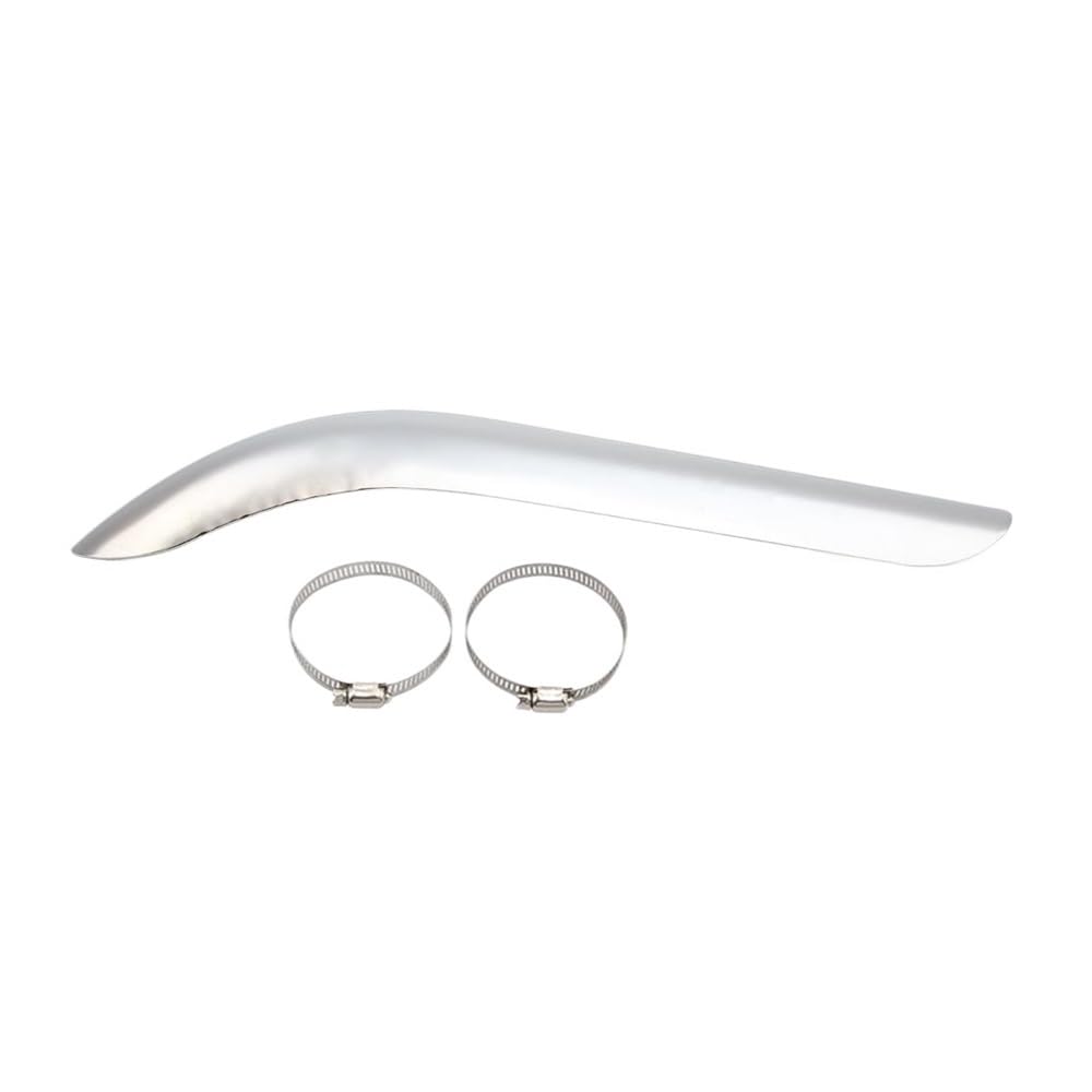 per Chopper per Cruiser Moto Universale Scudo Termico Curva Marmitta Tubo di Scarico Protezione Protettiva