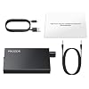 PROZOR Headphone Amplifier - 16-300 Portable Headphone Amp with Two-Stage Gain Switch Rechargeable Headphone Amplifiers 3.5mm AUX Input/Output Aluminum Housing for MP3/MP4/ Phones/Computers etc