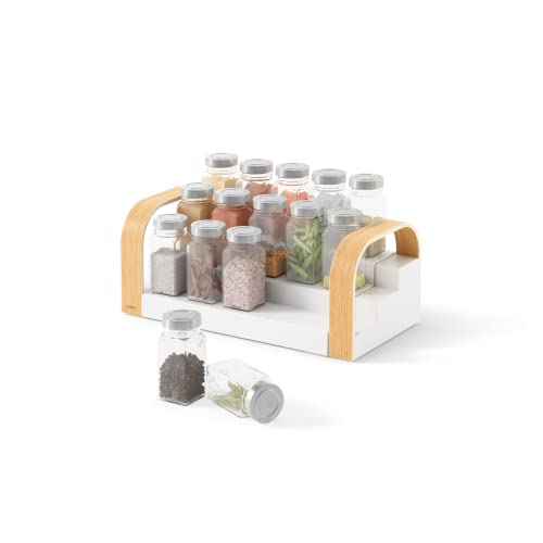 Umbra Bellwood Three-Tier Spice Shelf, Natural/White
