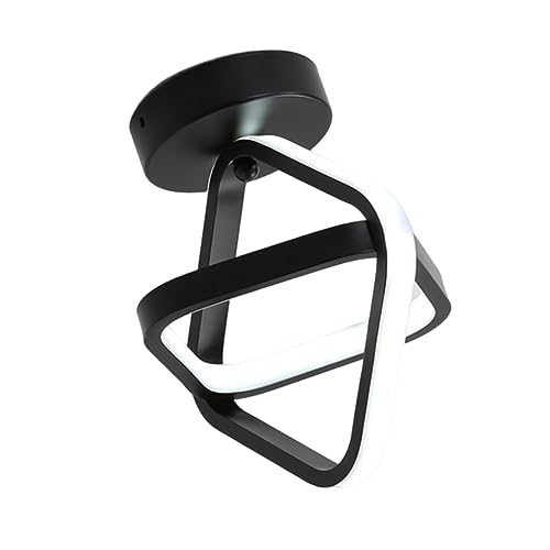 Holibanna 1 Pieza luz de techo plafones led plafón led garden lights ligero decoración del hogar de la vendimia lámpara de techo del dormitorio lámpara de techo de balcón Acrílico Black