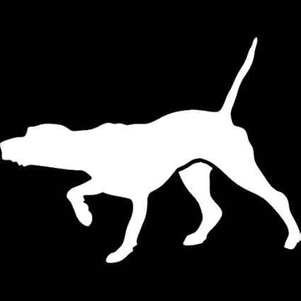 Amazon Co Jp Maksim 003 ポインター犬クリエイティブ犬形ビニール車のステッカーブラック シルバーカー用品ウィンドウ 車の窓のバンパーステッカー Color Silver Size 12 7cm X 9 5cm 車 バイク