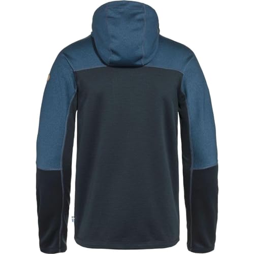 Fjällräven Herren Abisko Trail Fleecejacke, Indigo Blue/Dark Navy, S