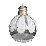 Photo Gallery cyrent set di 4 ornamenti natalizi da appendere, palline trasparenti con luce morbida e luminosa, decorazione per scena di neve, materiale plastico per uso stagionale (b) Photo Gallery cyrent set di 4 ornamenti natalizi da appendere, palline trasparenti con luce morbida e luminosa, decorazione per scena di neve, materiale plastico per uso stagionale (b)