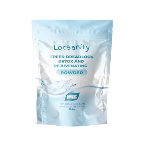 Locsanity Dreadlock Natural Hair Deep Clean Detox and Rejuvenate Dreadlock Powder - ACV Alternative