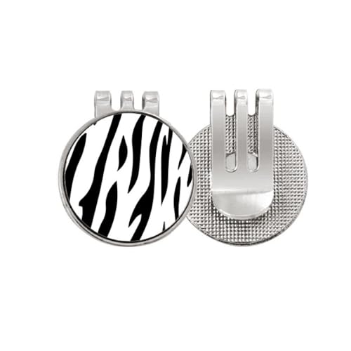 Golf ball marker no/no Pinto art animalier avec clip de casquette magnétique en émail