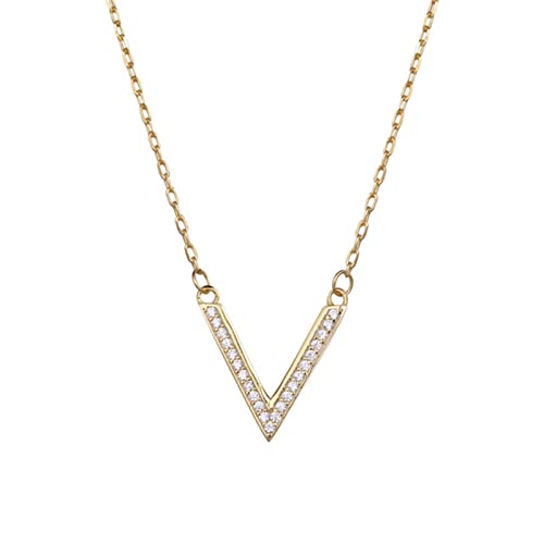 Collar en Forma de V para Mujer, Accesorios de joyería para Fiesta y Boda, Regalo para Novia