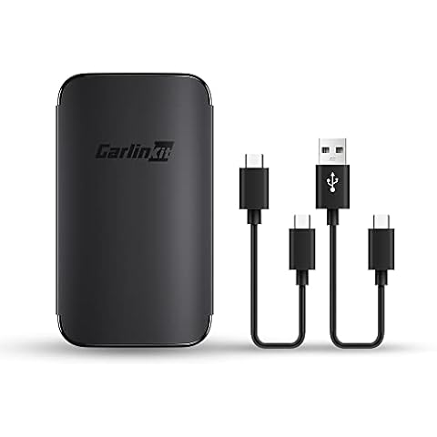 Carlinkit A2A Wireless Android Auto adapter,For Cars with Wired Android Auto Capability,for VW Audi Volvo Subaru Seat Skoda Renault Peugeot KIA Ople Hyundai(Model year:2017 to 2022)Plug and Play Cover
