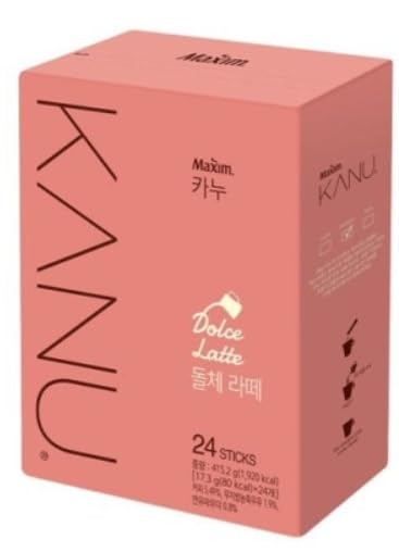 Kanu Maxim Latte Instant Coffee (17.3g x 24t, Dolce)