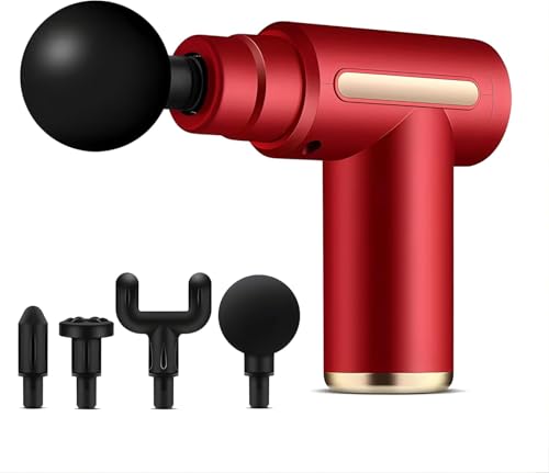 Massage Gun Deep Tissue –f (Button Massager Red)