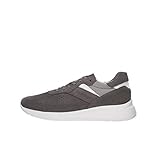 sneakers uomo nero giardini estate Materiale Interno: Pelle Nero Giardini E001494U Sneakers Uomo in Pelle E Tela - Grigio 42 EU