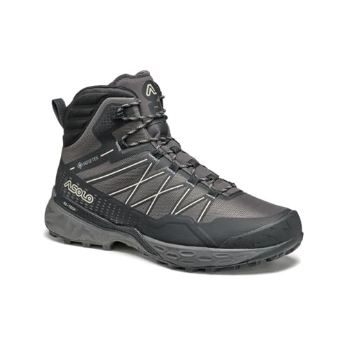 Image of ASOLO Men's TAHOE MID GTX Mid Cut Hiking Shoes | Waterproof Breathable Cushioned Boots for Fastpacking in Rugged Terrains