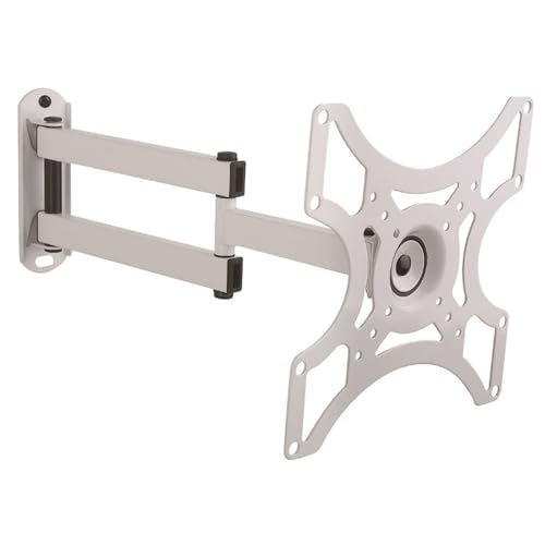 NEG Profi Universal TV-Wandhalterung Extender 2540 (weiß) Schwenk-, neig-, ausziehbar und drehbar (Pivot-Funktion), Full Motion (bis max. VESA 200x200 und 25kg)