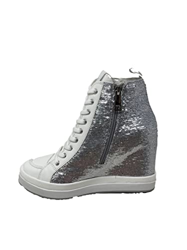 Dkny Womens Sophie Zipper Casual And Fashion Sneakers White 9.5 Medium (B,M) #TOP3