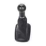 Auto 5 Gang Schaltknauf Hebel Gamasche Boot Leder Abdeckung Für VW Für Golf 2 3 4 Für Cabrio für Polo