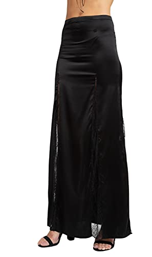 Vannina Vesperini – Falda larga heroína negra, Negro , L