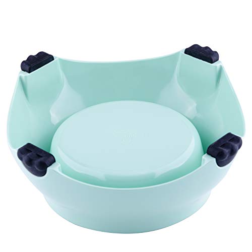 Super Design Small Dog Bowl, Cat Dish, Stainless Steel Pet Bowl With Melamine Stand For Puppy And Kitty #TOP4
