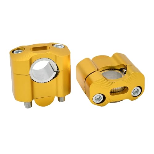 Passend für Kawasaki, Honda, Suzuki und Yamaha YZ125, YZ250, YZ250F Lenkerklemmung, Lenkererhöhungen, Lenkerklemmungen Motorrad-Lenkererhöhungen(Yellow)