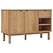 Produktbild vidaXL Sideboard Schrank Anrichte Beistellschrank Kommode Mehrzweckschrank Standschrank Wohnzimmerschrank 114x43x73,5cm Massivholz Kiefer