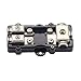 TIYANG 2 Way ANL Amp Fuse Block Car Audio Subwoofer Amplifier 4Gauge in 8 Gauge Out Fuse Distribution Blocks ANL Holder with 30A 60A 80A 100A Mini ANL Fuses