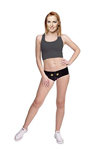 Image of JINKAIJIA Women's Flirty Sexy Funny Naughty 3D Printed Animal Tail Underwears Briefs Gifts With Cute Ears